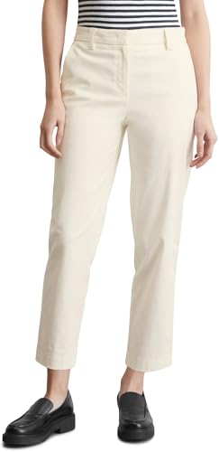 Marc O'Polo Damen Chinohose mit Stretch-Anteil Tapered Fit, Beige (Chalky Sand), 34