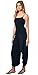 Popana Women's Modern Harem Coulotte Pants - Wide Leg Capri Yoga Gauhco Pants - Made In USA Small Black