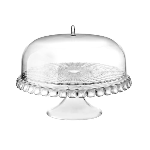 Guzzini - Tiffany, Cake Stand With Dome - Transparent, Ø36 x h28 cm - 19940000