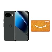 Google Pixel 10a - Obsidian - 128 GB with $100 Amazon Gift Card