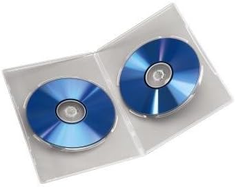 Hama Slim Double DVD Case, Set of 5, Transparent, Transparent/Green - Image 3