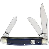 Rough Ryder Stockman Blue Smooth Bone RR1954