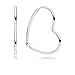 Pandora Asymmetric Hearts Of Love Silver One Size Earring 297847
