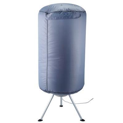 DrySoon Heated Clothes Airer Drying Pod – Holds Up To 12 Hangers Circulates Hot Air For Quick Drying