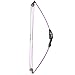 Bear Archery Spark Youth Bow Set, Recommended for Ages 5 to 10, Ambidextrous, Includes 2 Arrows, Armguard, Quiver