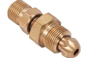 Krome Dispense Draft Beer Co2 Regulator to Nitrogen Tank Adapter - C296