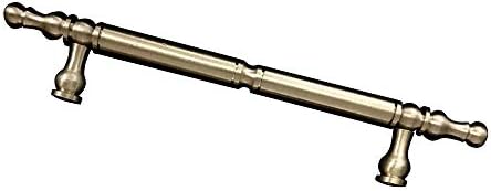 YAzNdom Door handle Heavy-duty Brushed Solid Brass Modern Handle T Shaped Hard Drawer Dresser Kitchen Bathroom Dress Chest Vintage door handle (Color : Golden, Size : 160mm)