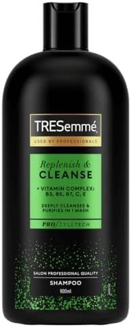 TRESemmé Replenish & Cleanse Shampoo with vitamin C, Fresh , 900 ml , Pack of 1