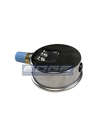 NUEVO relleno de acero inoxidable Líquido Pressure Gauge WOG Agua Petróleo Gas 0 a 3000 PSI Lower Mount 0 3000 PSI 1 4 pulgadas NPT dial de 2.5 pulgadas Face para Compresor hidráulico tanque de aire