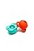 Doddle & Co – The Pop – The Cleaner Pacifier - Twin Packs (Teal/Coral Twin Pack)