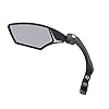 MIRAGE 1083732 E-bike en fiets achteruitkijkspiegel met licht getint glas, verstelbare spiegel met klem, draaibaar…