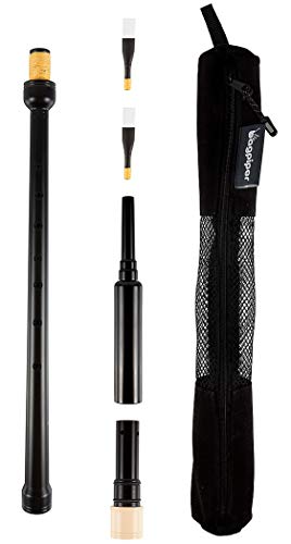 Trutone Long Bagpipe Practice Chanter, Breathable Case and Reed Tube with 2 Quality Reeds Bundle