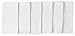 Van Heusen 6 Pack Cotton Handkerchiefs Solid White