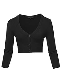 Bolero de cuello en V para mujer