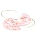 D-buy Acrylic Earrings Statement Half Ring Geometric Earrings Resin Drop Dangle Earrings Fashion Jewelry for Women (Pink/Small)
