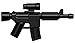 BrickArms 2.5 Scale LOOSE Weapon ARC Advanced Recon Carbine Black