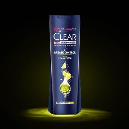 Clear Shampoo ANTI-DANDRUFF Refreshing Grease Control With Lemon Extract 400Ml/13.52Oz