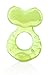 Nuby Silicone Teethe-EEZ Teether with Bristles, Includes Hygienic Case, Green (Pack of 1)