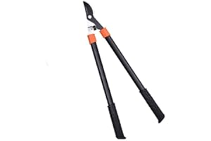 Edward Tools Long Steel Blade 27" Bypass Lopper - Heavy Duty Tree and Bush Trimmer Pruner - High Carbon Teflon Coated Blade - Ergo Grip Rubber Handle
