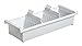 HAN 957-0-11, Card Index Tray A7 Landscape. Innovative, Attractive Design Holds 1,300 Cards, Supplied with 2 Support Plates with Clear File Clips, Light-Grey