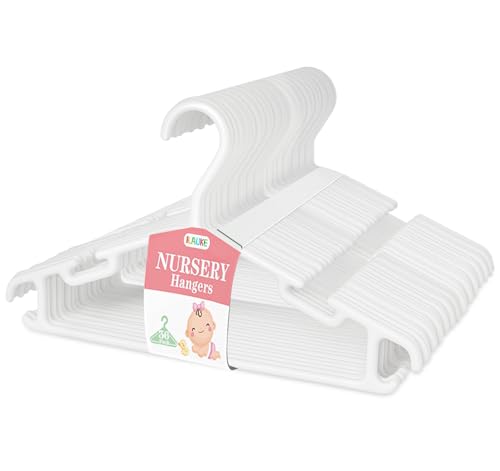 Clothes Hangers Children's Clothes Hangers Pack of 36 | 27 cm length, non-slip and space-saving - ideal for baby clothes, children's clothing, wardrobe and storage