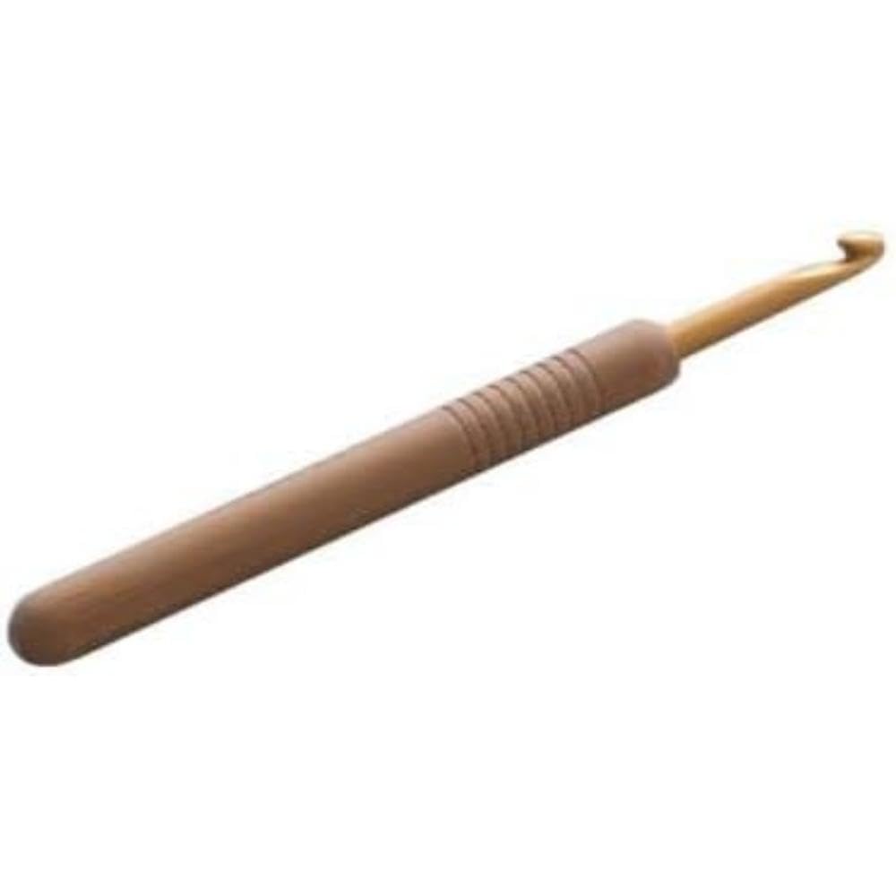 Seeknit - Seeknit Koshitsu Bamboo (13cm, 4.00mm) Crochet Hook with Aluminium Tip - 1 Piece