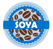 SOYA Milk Coffee Shop Labels, 20mm 1000 Labels per roll