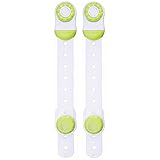 Digit Child Safety Locks by Kids-Guard, Adjustable, for Smart Kids, Baby Protection Cabinet Strap Latch, 3M Adhesive, Innovative Design For Cupboards, Drawers, Fridge,Toilet Seat(Green 2 pack)