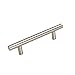 homdiy Kitchen Cabinet Handles Brushed Nickel Drawer Pulls - HD201SN Cabinet Hardware 10Pack 3-1/2in Hole Centers Cabinet Door Handles