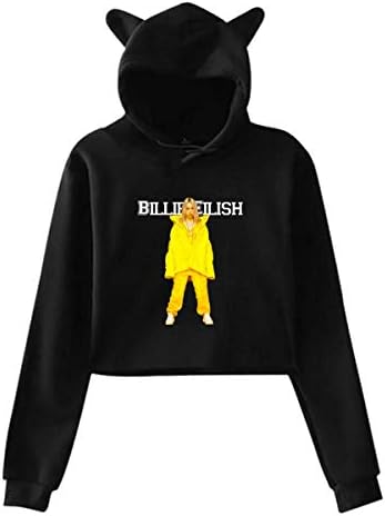 Sweatshirt Pink Lumbar Blackgirls Sweater Cat Hooded S Women Hoodies Hoodie Ear Bored Billie Eilish