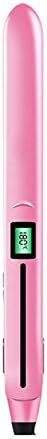 YUMUYMEY Hair Curlers With Ceramic Plates, 2 In 1 Hair Straightener And Curler, Professional Hair Straighteners For Women (Color : Pink)