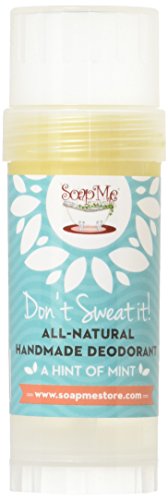 SoapMe with Nature Don't Sweat It! All-natural deodorant, Hint of Mint, 3.2 oz