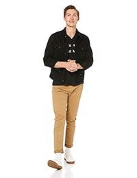 A   X Armani Exchange playera básica con cuello en V para hombre