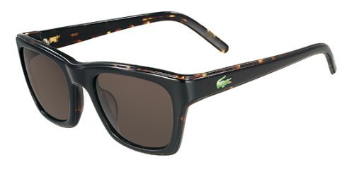 Lacoste Unisex L645SL, Black/Havana