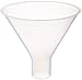 United Scientific FPP100 Polyethylene Powder Funnel, 150mL Capacity, Pack of Six