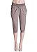 Flying Street Woman Modal Fold-Over Waist Knee Length Harem Pants