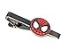 SharedImagination Spider-Man Tie Clip, Minimalist Marvel Avengers Cufflinks, Amazing Spiderman Jewelry, Ironman Captain America Tie Tack Present, Cuff Links Wedding Party Groomsmen Gift