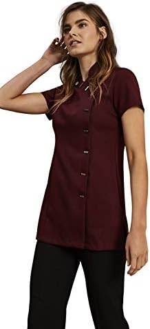 Simon Jersey Asymmetrical Beauty Tunic Salon Spa Uniform