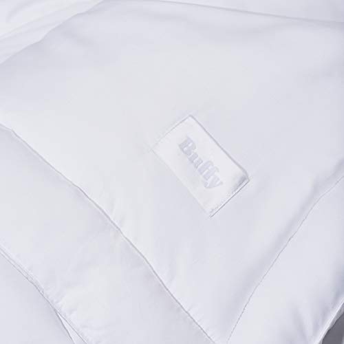 Buffy Cloud Comforter - Lyocell Fabric, Down-Alternative Fill, Extra Fluffy Quilted Duvet Insert with Corner Tabs (King/Calking)