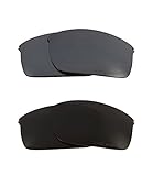 Best SEEK Replacement Lenses Oakley WIRETAP - Polarized Black Black Iridium
