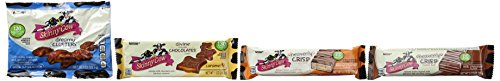Skinny Cow Variety Pack of 32 Count of 4 Chocolate Flavors : 8 Pouches Divine Filled Chocolates Candy- Caramel 1 Oz, 6 Pouches Dreamy Cluster- Milk Chocolate 1 Oz, 9 Heavenly Crisp Candy Bars- Peanut Butter 0.77 Oz, 9 Bars- Milk Chocolate 0.77 Oz