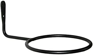 6" Flower Pot Ring - 4 Pack - durable steel flower pot bracket - black