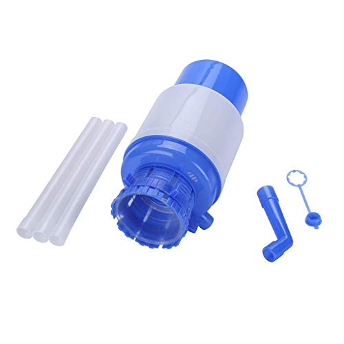 Universal Manual Drinking Water Pump 5 Gallon Water Bottle Cooler Dispenser Water Bottle Switch for Home Kitchen Office (Blue) - Thumbnail 3