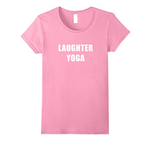 Womens Laughter Yoga T-Shirt Stress Relief Through Laughing Practic XL Pink