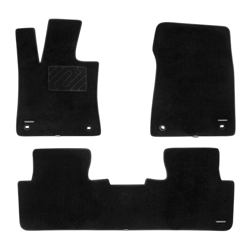 WENNEBIRD SUPERIOR CARPET FLOOR MATS FOR 2016-2022 LEXUS RX, 0.5-INCH ULTRA-THICK, NOISE-REDUCING, ALL-WEATHER WATERPROOF ANTI-SLIP – 3-PC SET