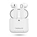 Wireless Earbuds, Cshidworld Bluetooth Headphones V4.2 True Mini In-Ear Headset Stereo Sports Earphone Sweatproof with Charging Box Noise Cancelling for iPhone X 8 8plus 7 7plus 6S Samsung (White)