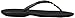 Havaianas Women's Ring Flip Flop Sandal, Black/Black, 7/8 M US