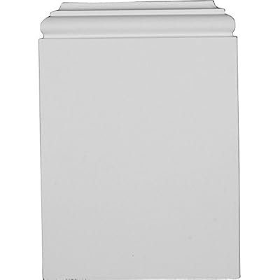 Ekena Millwork PB07X10X01TR 7 3/8"W x 10 1/4"H x 1 7/8"P Traditional Plinth Block