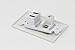 RiteAV - 2 Port HDMI 1 Port Coax Cable TV- F-Type 1 Port Cat6 Ethernet White Decorative Wall Plate