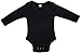 Earth Elements Baby Long Sleeve Bodysuit 12-18 Months Black